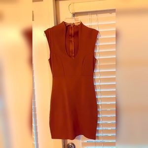 Pink/Beige Mini Dress